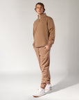 Men's Brooklyn Quarter Zip - Caramel