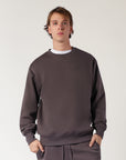 Men’s Brooklyn Crew Sweat - Peat Colour | Russell Athletic