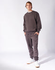 Men’s Brooklyn Crew Sweat - Peat Colour | Russell Athletic