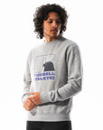 Russell Athletic Australia Men's Eagle Outline Crew - Grey Marle True Since 1902