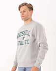 Russell Athletic Australia Men's Eagle Arch 2 Tone Crew - Grey Marle True Since 1902