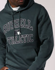 Russell Athletic Australia Men’s Arch Logo Hoodie – Bottlebrush Green | Russell Athletic True Since 1902
