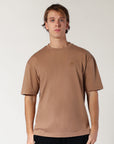 Men's Brooklyn Oversize Tee - Caramel