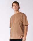 Men's Brooklyn Oversize Tee - Caramel