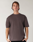 Men's Brooklyn Oversize Tee - Peat Brown