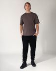 Men's Brooklyn Oversize Tee - Peat Brown