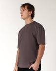 Men's Brooklyn Oversize Tee - Peat Brown