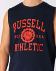 Arched Muscle Men's Tee - Michigan Navy
