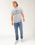 Eagle Arch Two Tone Men's Tee - Light Marle