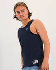R Logo Men's Singlet - Michigan Navy