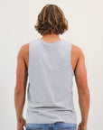 Men's Script Singlet - Light Marle