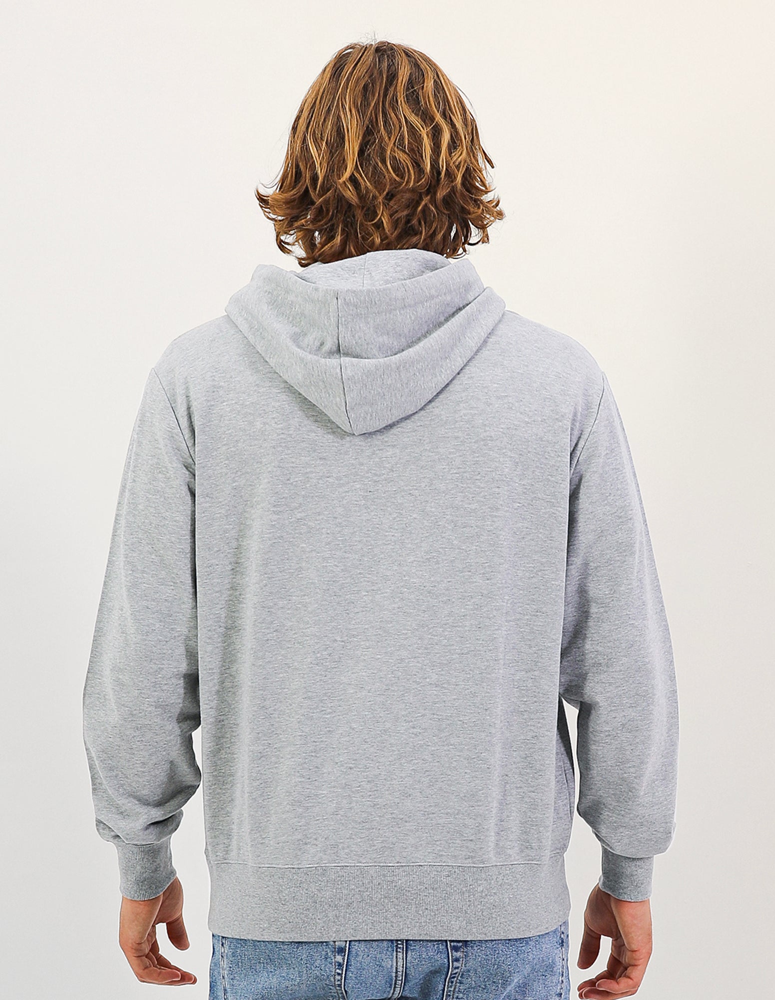 Script Men's Hoodie - Grey Marle