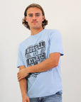 Men's Ribbon Tee - Placid Blue
