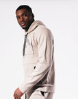 R Tech Lockup Men's Hoodie - Pumice