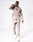 R Tech Lockup Men's Hoodie - Pumice
