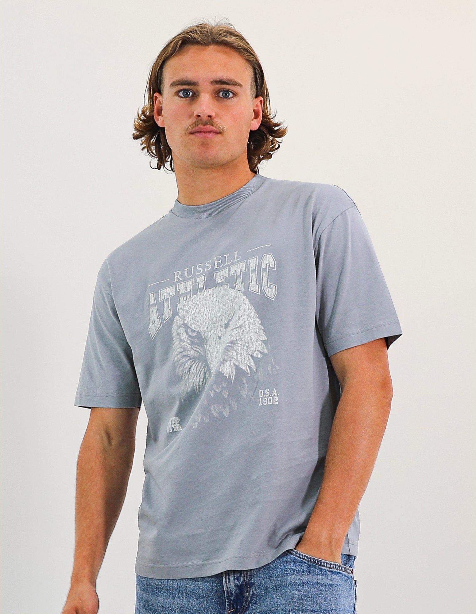 Men's Fierce Oversize Tee - Ash