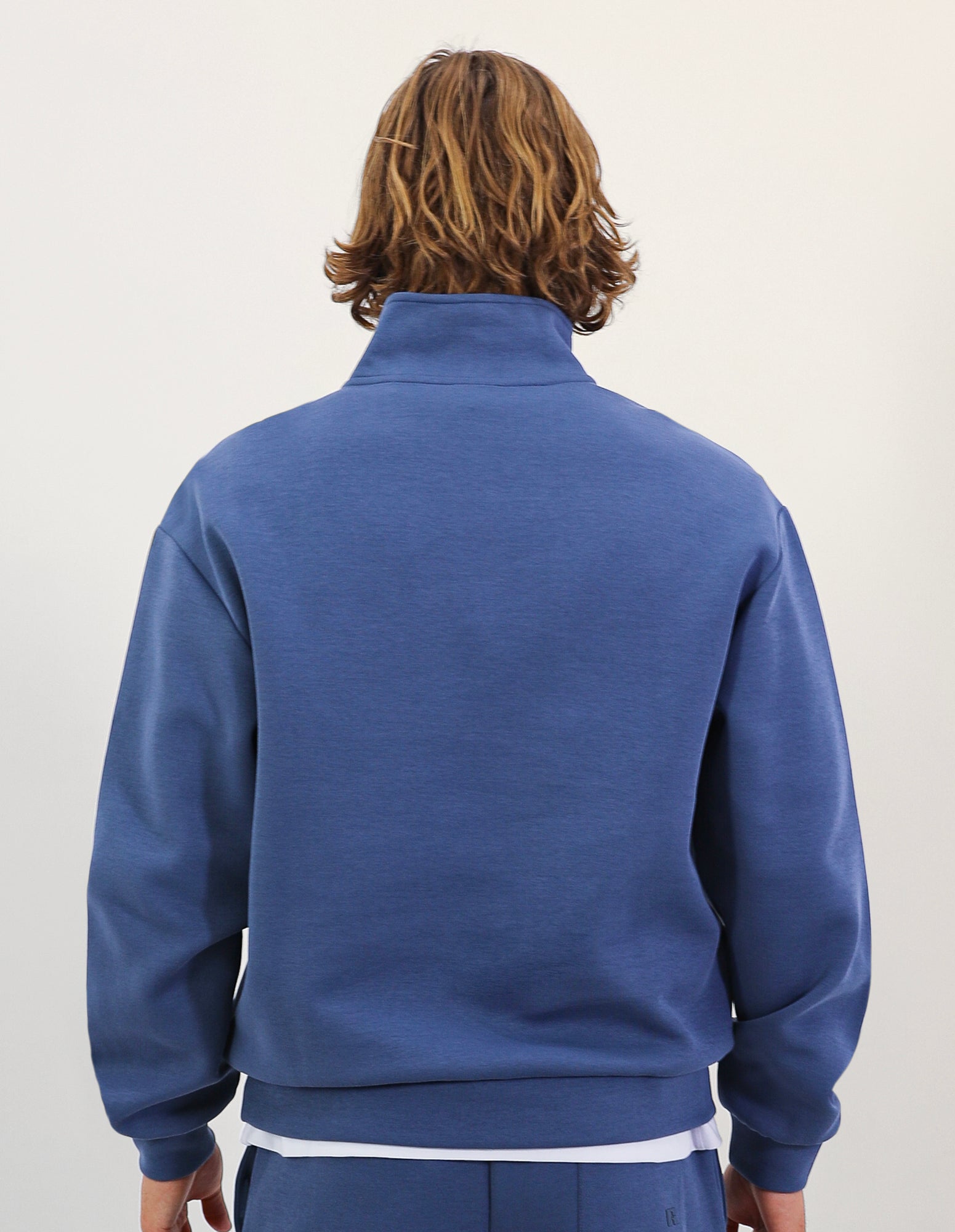 Russell Athletic Australia R Tech Leisure Men's Quarter Zip - Denim Blue True Since 1902