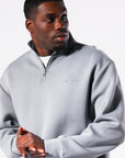Russell Athletic Australia Men's R Tech Leisure 1902 Quarter Zip - Ash True Since 1902