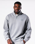 Russell Athletic Australia Men's R Tech Leisure 1902 Quarter Zip - Ash True Since 1902