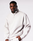 Russell Athletic Australia Men's R Tech Leisure 1902 Quarter Zip - Antarctica White | Russell Athletic AU True Since 1902