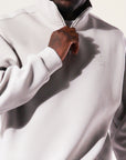 Men's R Tech Leisure 1902 Quarter Zip - Antarctica White | Russell Athletic AU