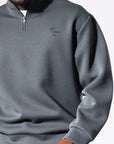 Russell Athletic Australia Men's R Tech Leisure 1902 Quarter Zip - Spruce True Since 1902