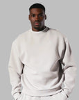 Russell Athletic Australia Men's R Tech Leisure 1902 Crew - Antartica White True Since 1902
