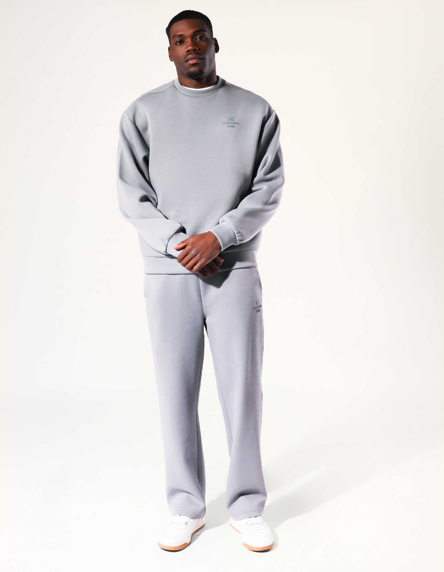 Men's R Tech Leisure 1902 Crew - Ash