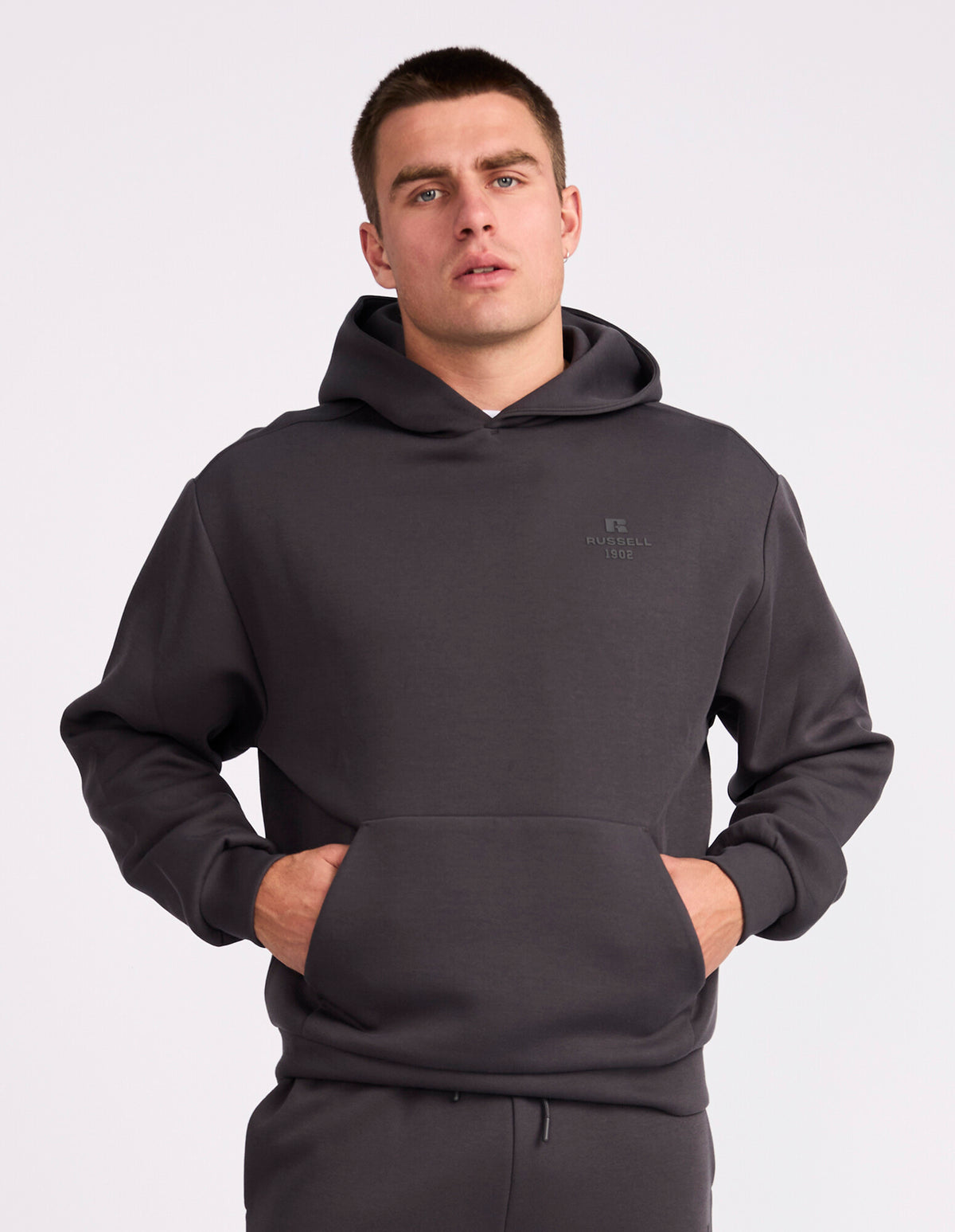Russell Athletic Australia R Tech Leisure Men's Hoodie - Dark grey True Since 1902