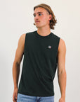 R Logo Men's Muscle Tee - Dark Forest