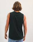 R Logo Men's Muscle Tee - Dark Forest