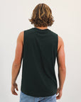 R Logo Men's Muscle Tee - Dark Forest