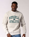Russell Athletic Australia Men's Eagle Arch Crew - Antarctica White True Since 1902