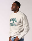 Russell Athletic Australia Men's Eagle Arch Crew - Antarctica White True Since 1902