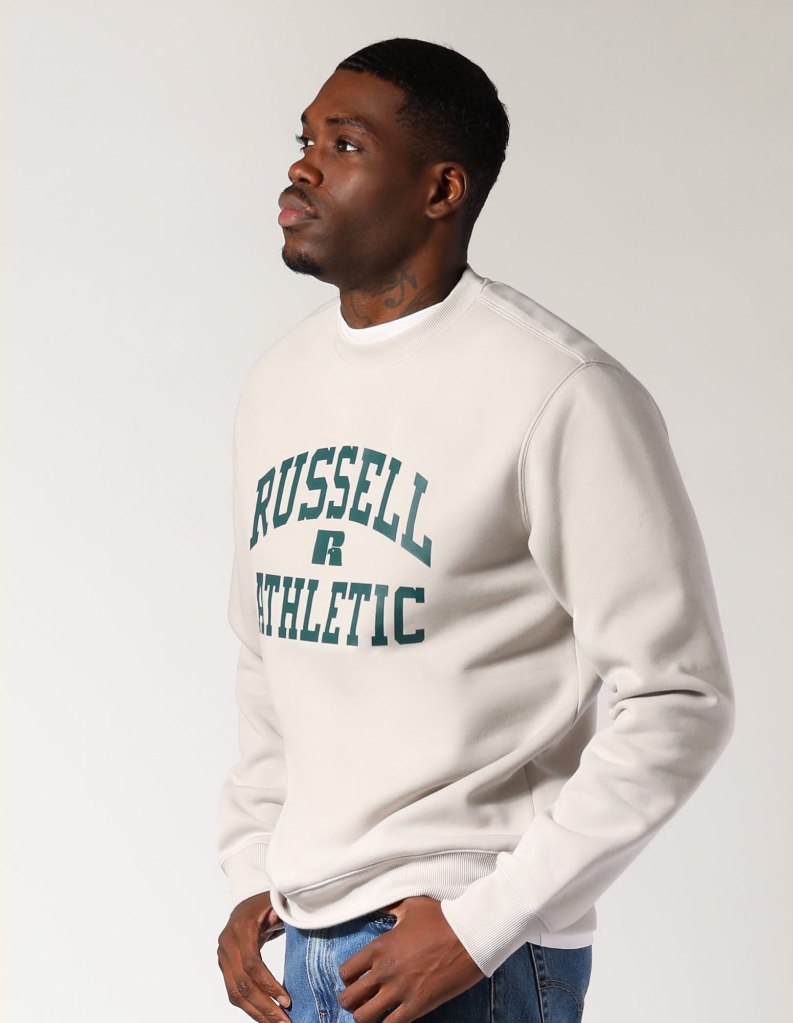 Men's Eagle Arch Crew - Antarctica White