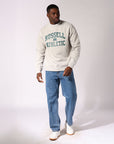 Russell Athletic Australia Men's Eagle Arch Crew - Antarctica White True Since 1902