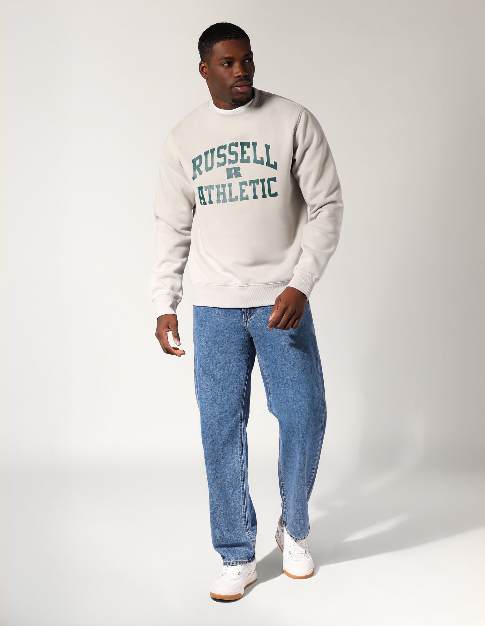 Men's Eagle Arch Crew - Antarctica White