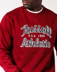 Script Arch Men's Crew - Maroon