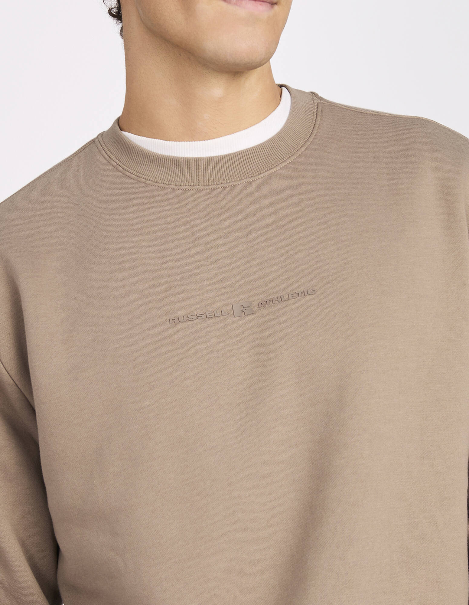 Russell Athletic Australia Brooklyn Men's Crew - Mocha True Since 1902