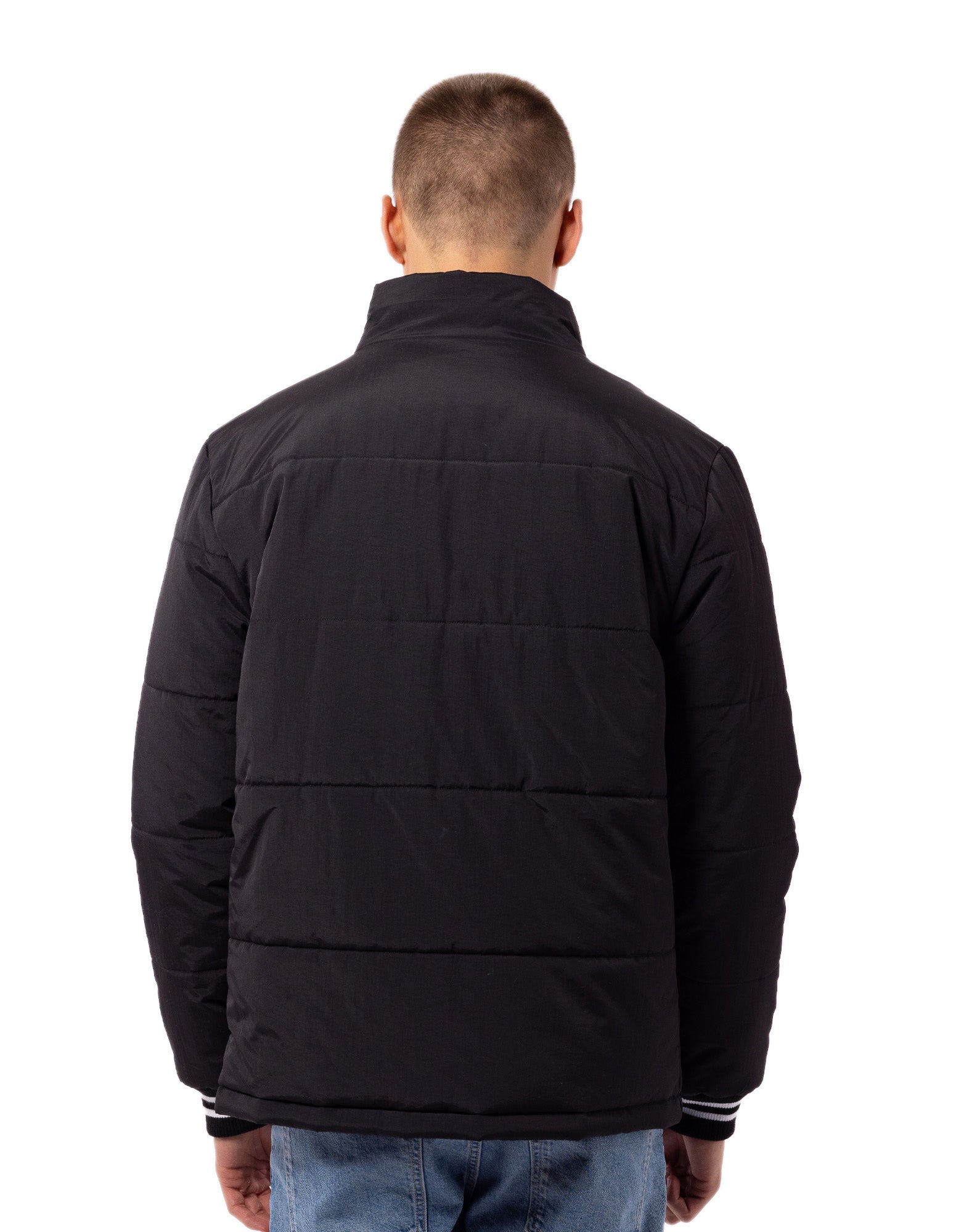 Russell Athletic Australia Men's Klute Puffer Jacket - Black True Since 1902