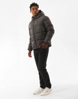 Russell Athletic Australia Men's Hampton Puffer Jacket - Grey True Since 1902