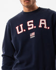 Russell Athletic Australia Men's Lewis Crew - LA Navy True Since 1902