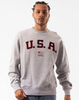 Russell Athletic Australia Men's Lewis Crew - Light Marle True Since 1902