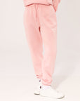 Women's R Logo Elastic Cuff Track Pants - Quartz Pink