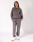 Elevate your style with our Russell Athletic Women's R Logo Track Pants - Shark.
