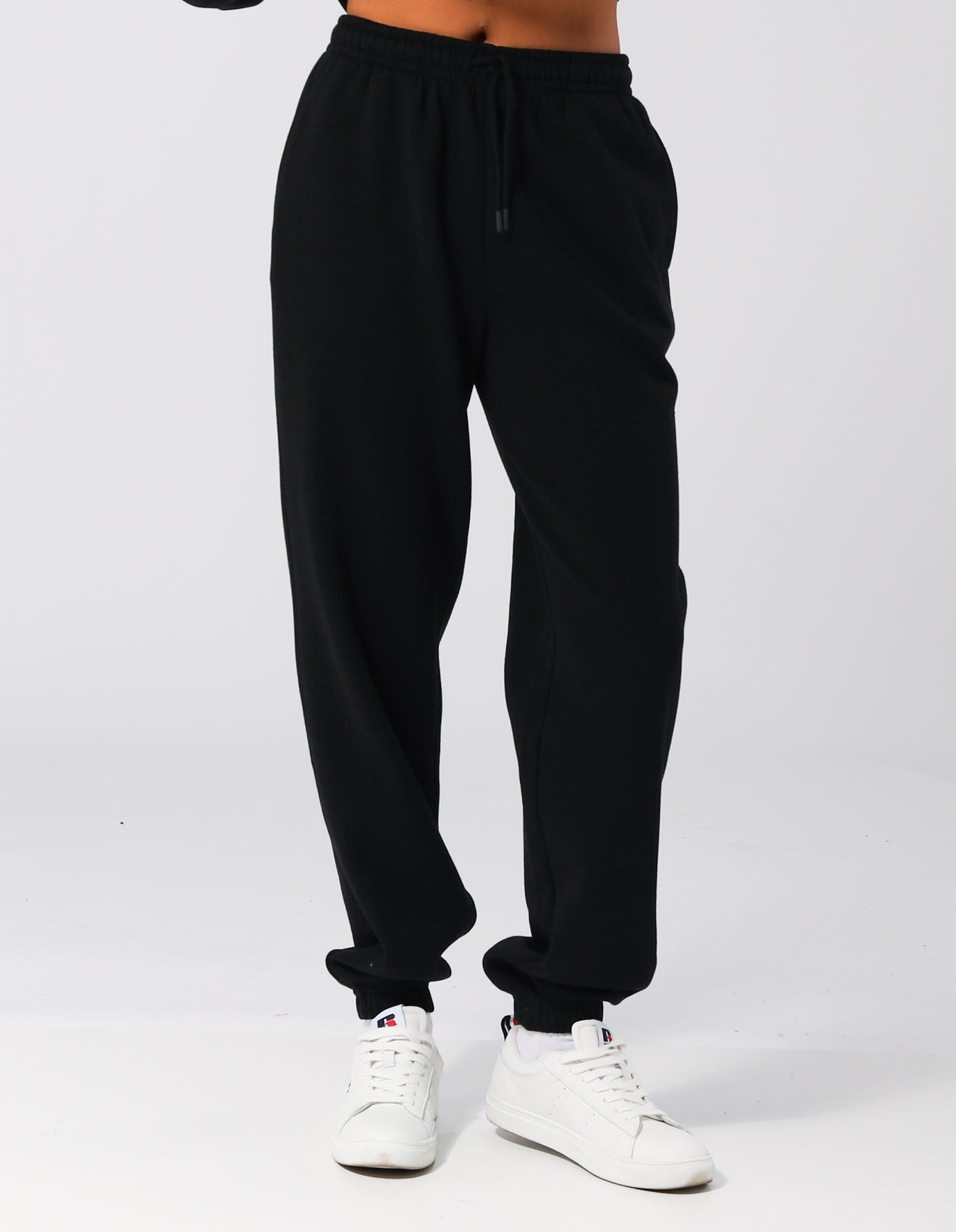 Russell Athletic Australia Women's R Logo Track Pants - Black True Since 1902