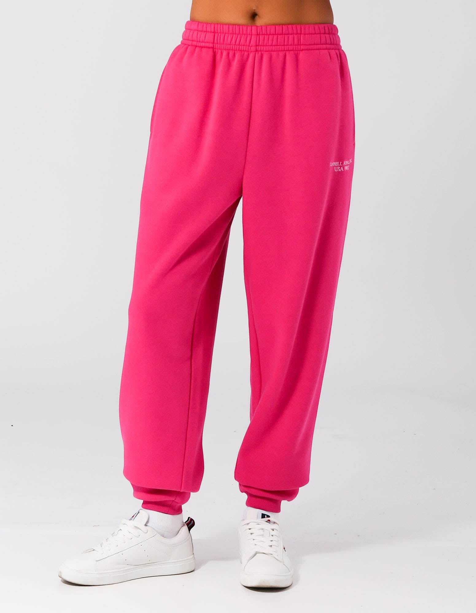 Russell Athletic Australia Womens USA 1902 Trackpant - Lipstick True Since 1902