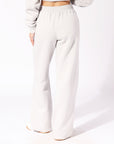 Russell Athletic Australia Women's R Logo Wide Leg Pant - Antarctica White True Since 1902