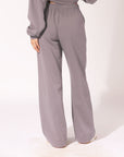 Russell Athletic Australia Women's R Logo Wide Leg Pant in Shark True Since 1902