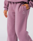 Russell Athletic Australia Women's 1902 Trio Wide Leg Pant - Elderberry True Since 1902